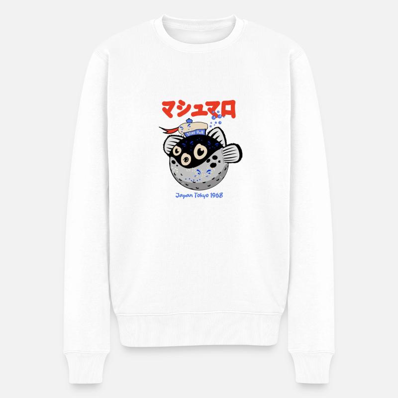 Restez bouffée - Pull Premium bio Homme - blanc