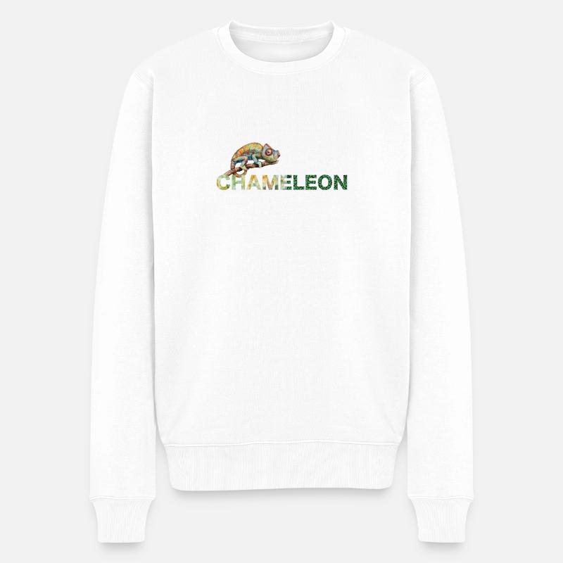 Chamäleon Caméléon - Pull Premium bio Homme - blanc