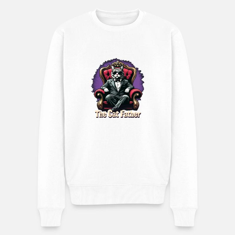 MÈRE - Pull Premium bio Homme - blanc