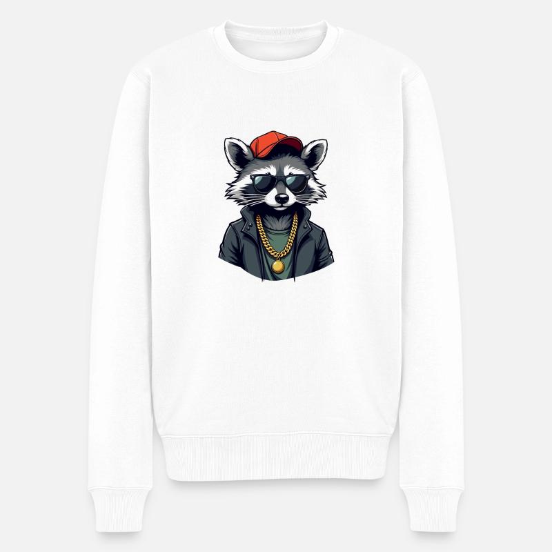 RATON-LAVEUR - Pull Premium bio Homme - blanc