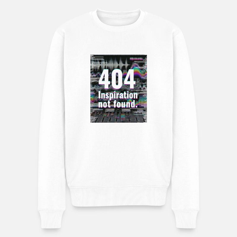 404 Inspiration nicht gefunden - Männer Premium Bio Pullover - Weiß