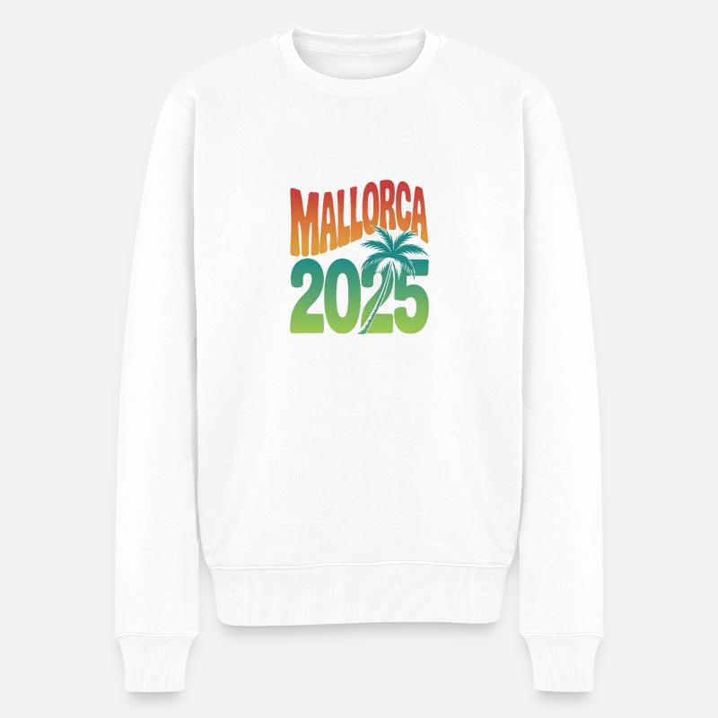 Majorque 2025 - Pull Premium bio Homme - blanc