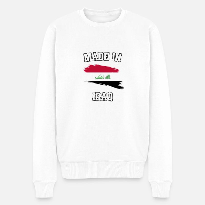 Fabriqué en Irak - Pull Premium bio Homme - blanc