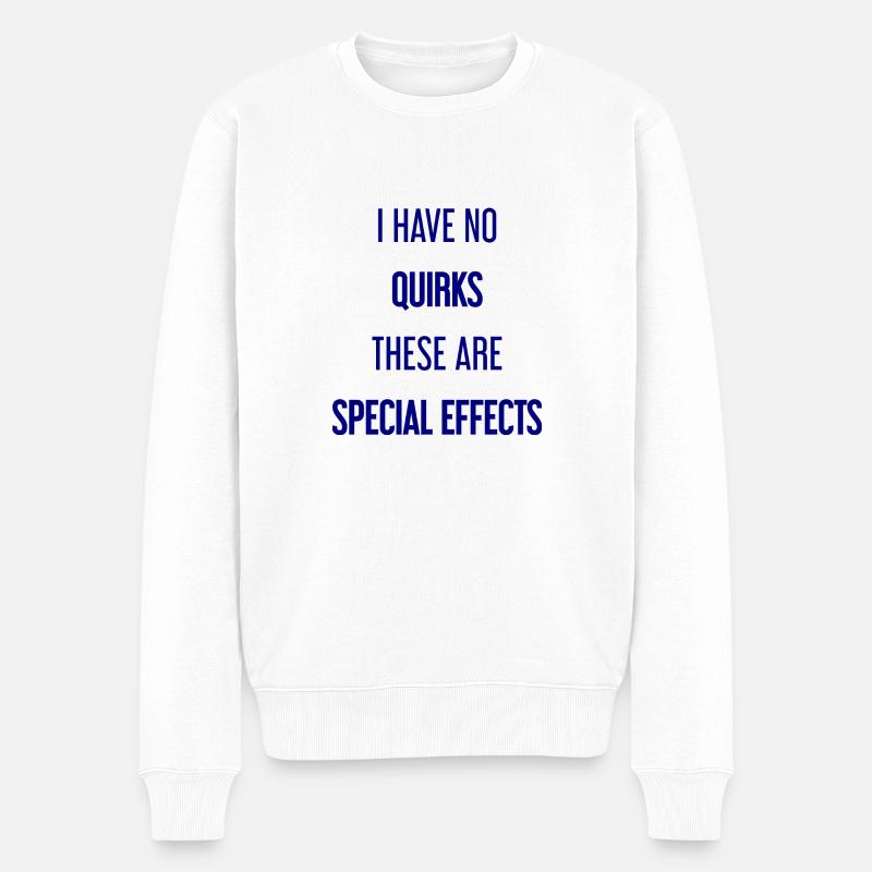 Keine Macken, nur Special Effects! - Männer Premium Bio Pullover - Weiß
