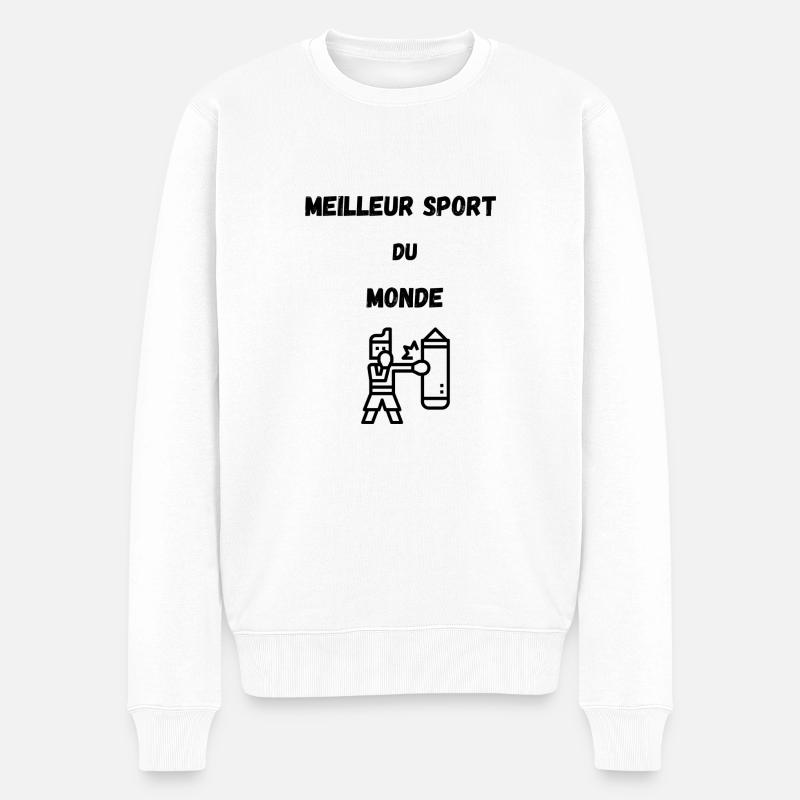 Best sport - Pull Premium bio Homme - blanc