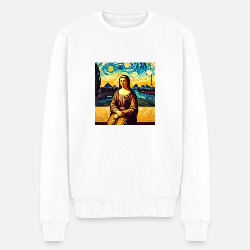 Noma Lisa - Männer Premium Bio Pullover - Weiß