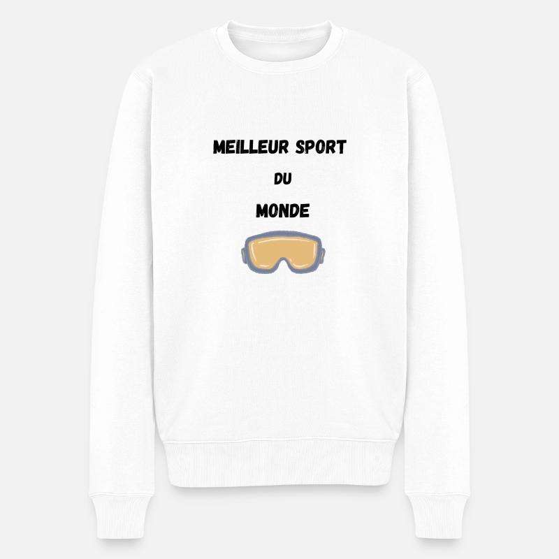 Best sport - Pull Premium bio Homme - blanc