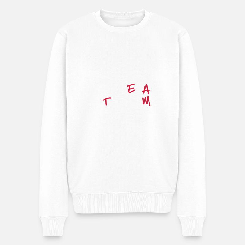 équipe - Pull Premium bio Homme - blanc