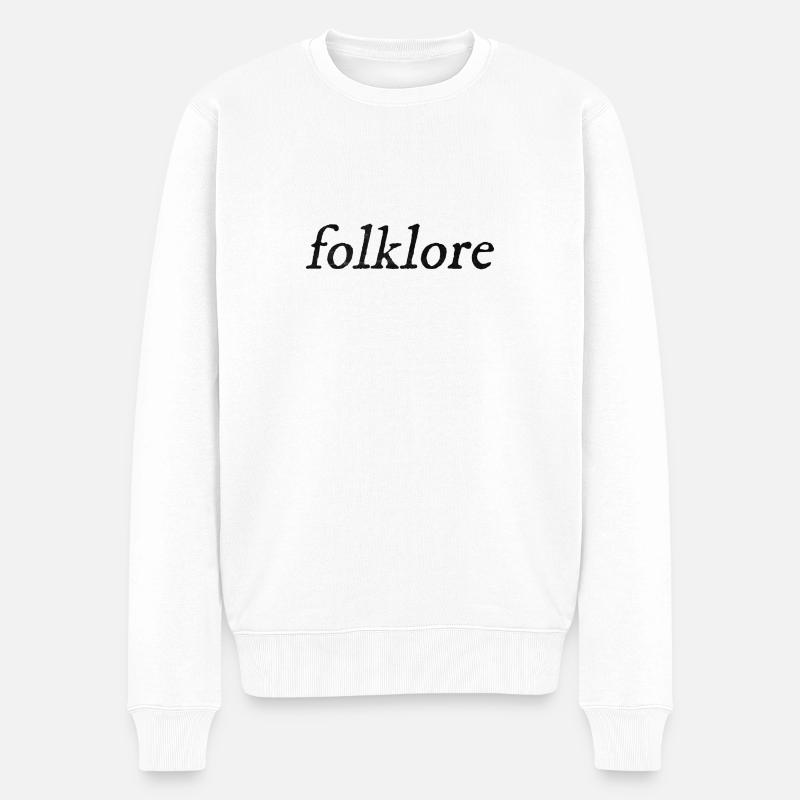 Folklore - Männer Premium Bio Pullover - Weiß