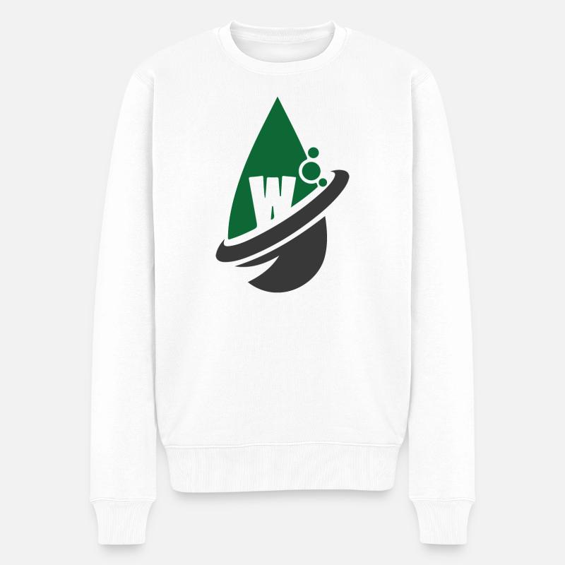 19Werner95 - Männer Premium Bio Pullover - Weiß