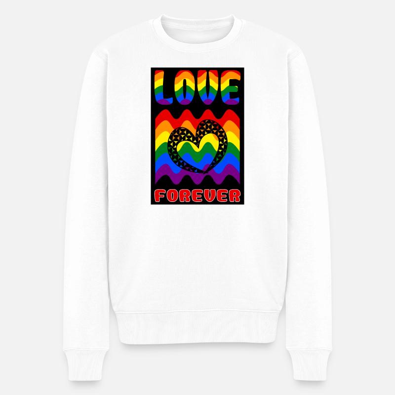PrideDesignContest2024 - Männer Premium Bio Pullover - Weiß
