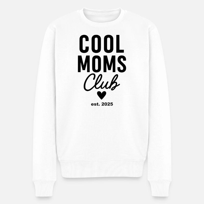 Cool Mums Club est. 2025 - Pull Premium bio Homme - blanc