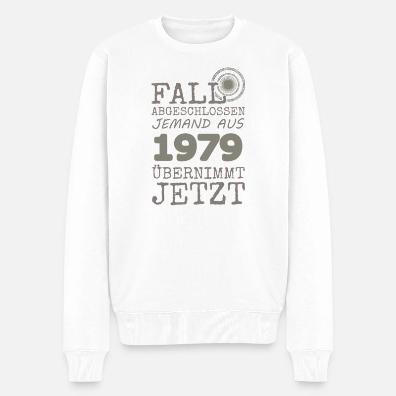 Fall 1979 - Männer Premium Bio Pullover - Weiß