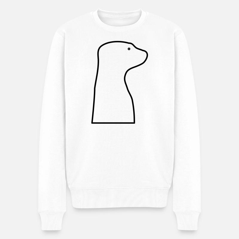 Suricate - Pull Premium bio Homme - blanc