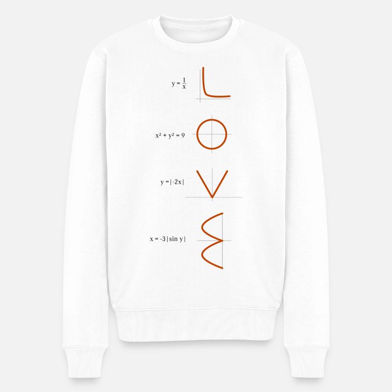 Tout ce dont vous avez besoin, c’est d’amour - Pull Premium bio Homme - blanc