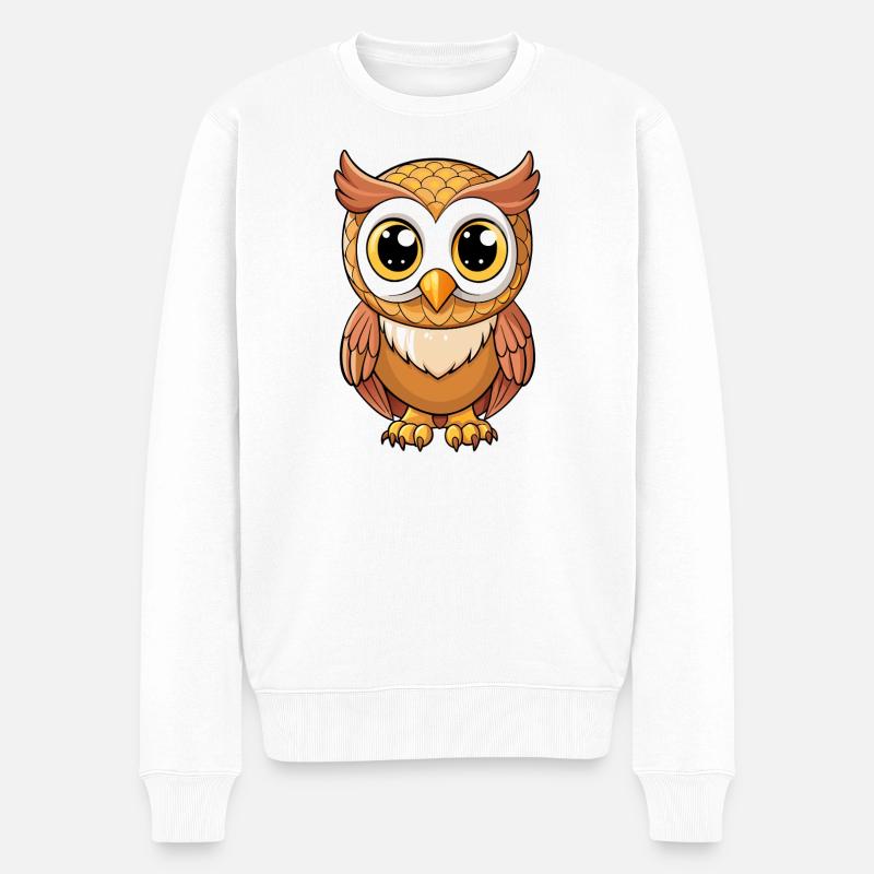 Babyeule - Männer Premium Bio Pullover - Weiß