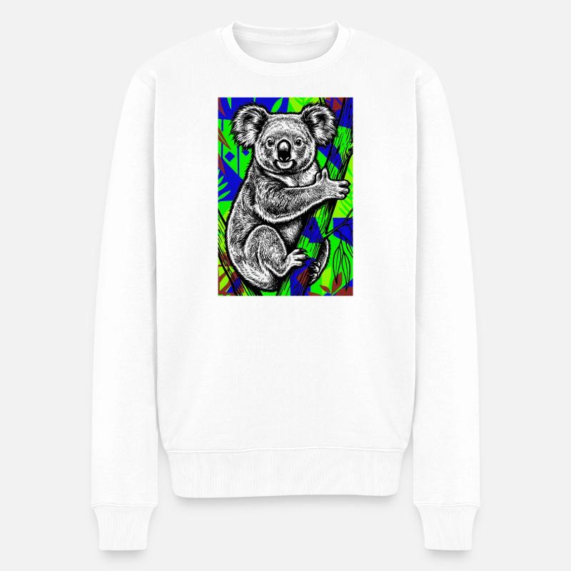 Koala - Pull Premium bio Homme - blanc