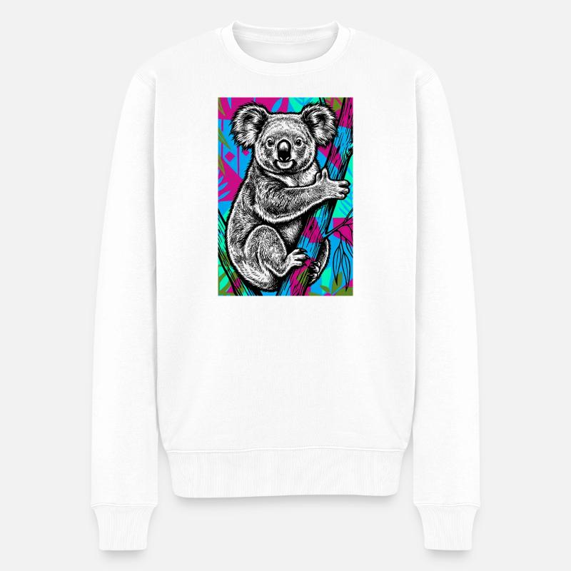 Koala - Pull Premium bio Homme - blanc