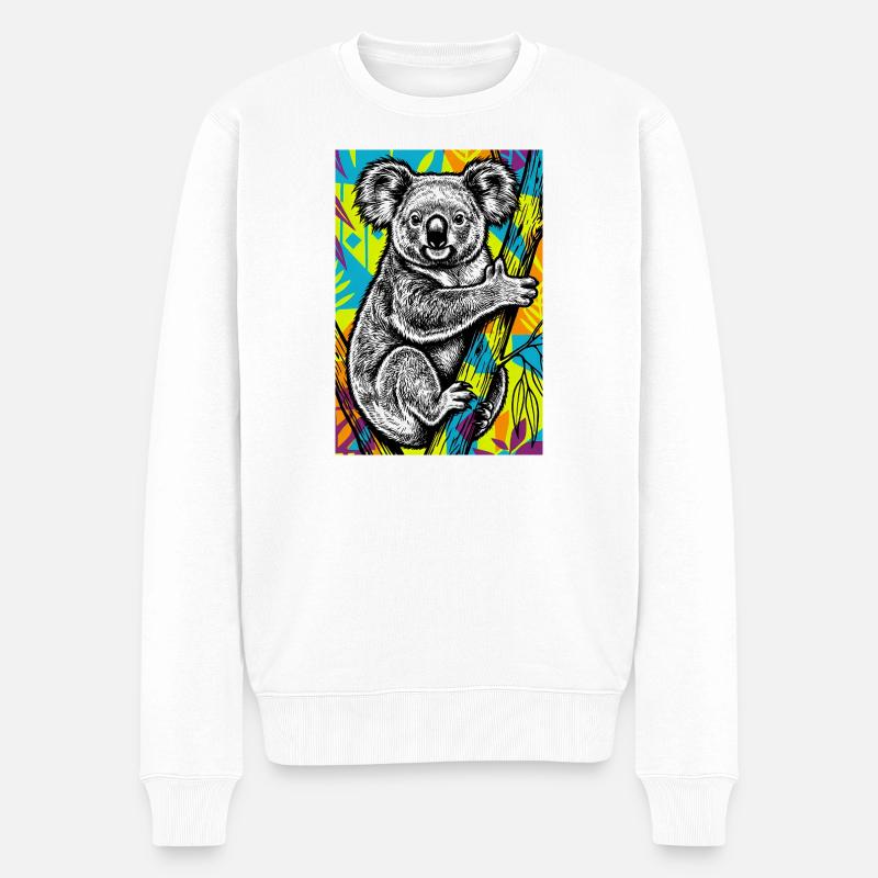 Koala - Pull Premium bio Homme - blanc