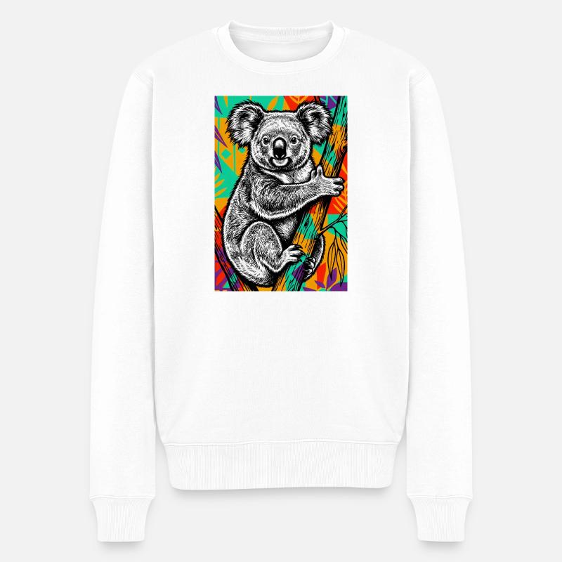 Koala - Pull Premium bio Homme - blanc