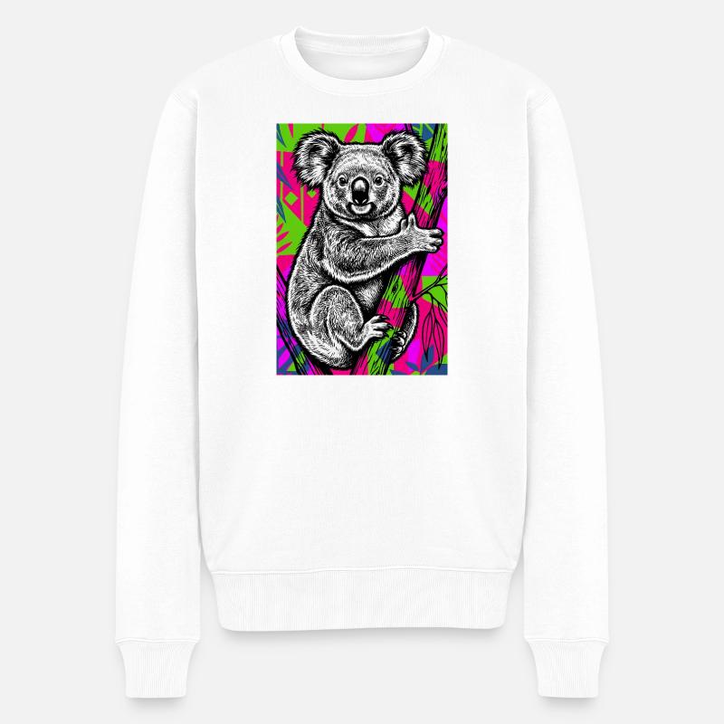 Koala - Pull Premium bio Homme - blanc