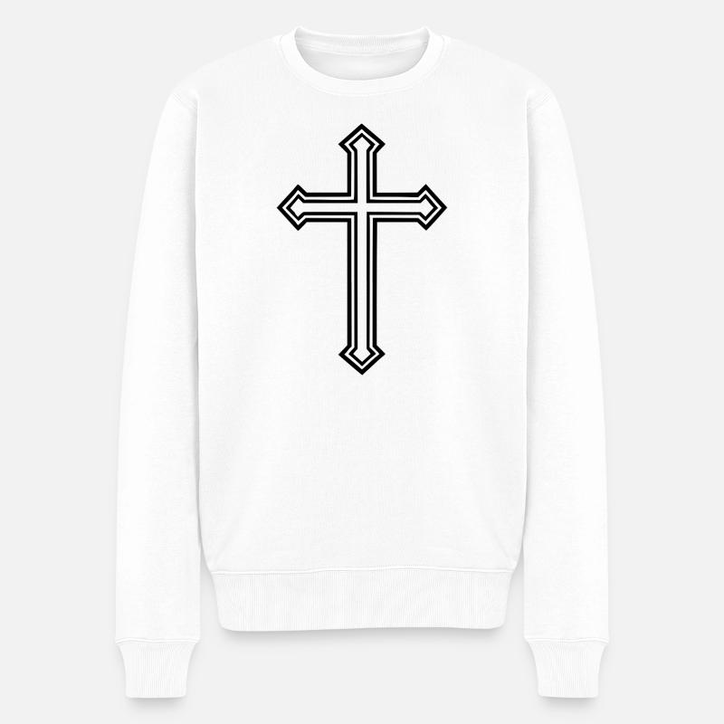 Evil Can Never Be Dead Enough - Men's Premium Organic Jumper - white