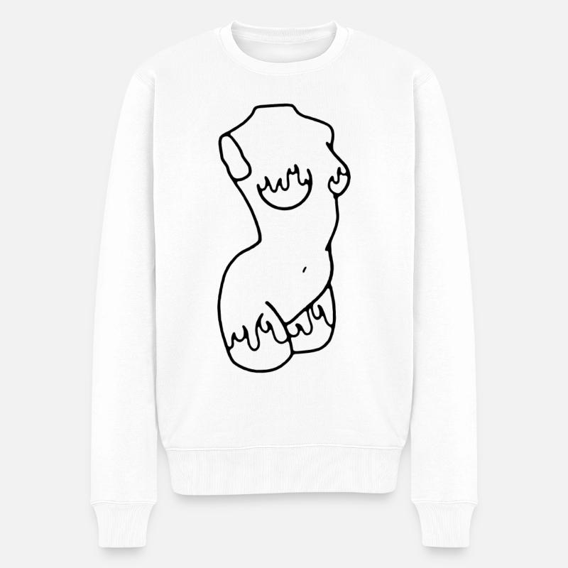 Sexy - Pull Premium bio Homme - blanc