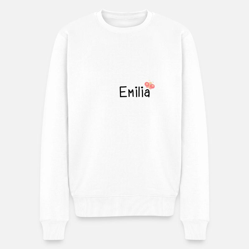 Nom - Emilia - Pull Premium bio Homme - blanc