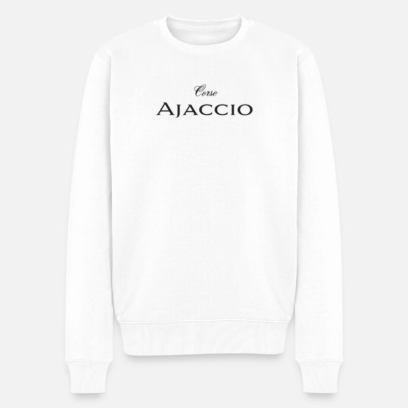 Ajaccio - Pull Premium bio Homme - blanc