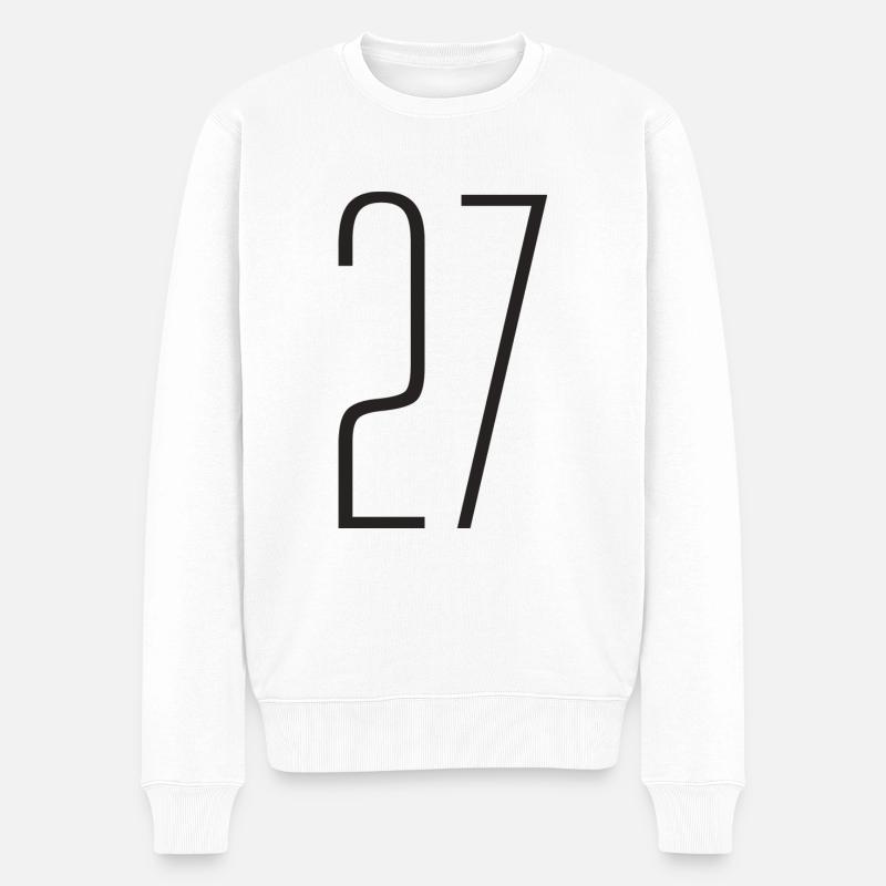 27 - Pull Premium bio Homme - blanc