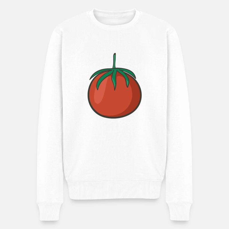 Tomate - Pull Premium bio Homme - blanc