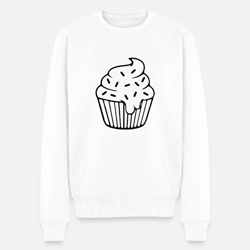 Cupcake - Pull Premium bio Homme - blanc