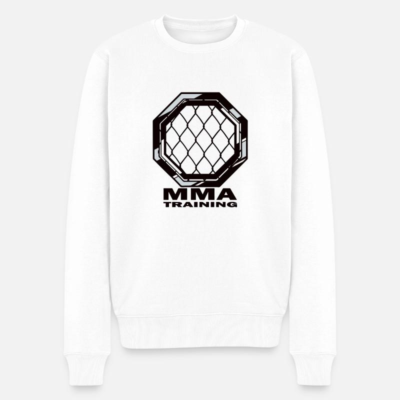 MMA - Pull Premium bio Homme - blanc