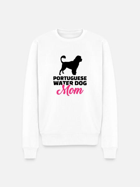 Portuguese Water Dog - Men's Premium Organic Jumper - white