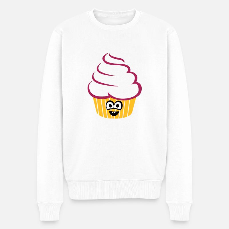 cupcake_funny - Pull Premium bio Homme - blanc