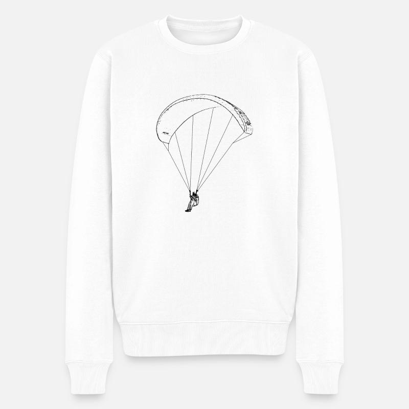 Parapente - Pull Premium bio Homme - blanc