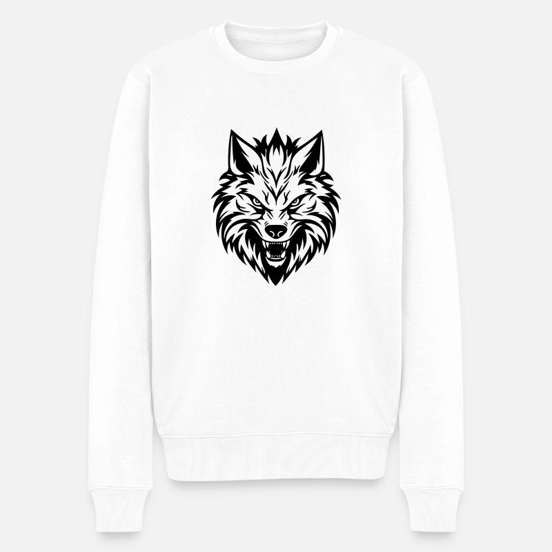 Loup - Pull Premium bio Homme - blanc