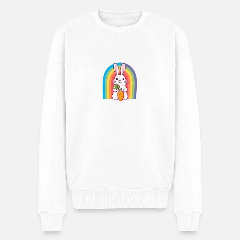 LBTQ+ Lapin - Pull Premium bio Homme - blanc