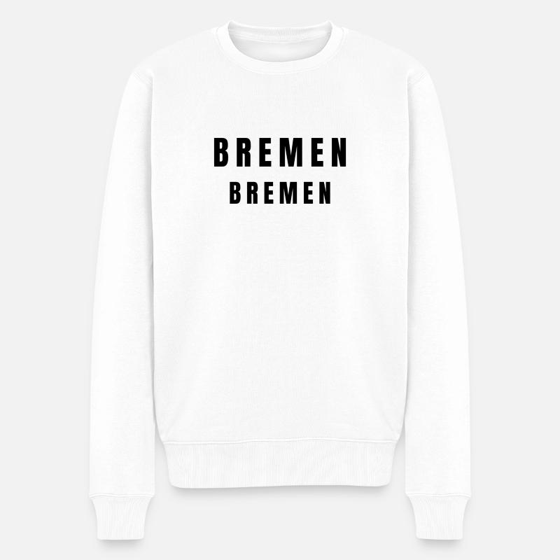 Brême Brême - Pull Premium bio Homme - blanc