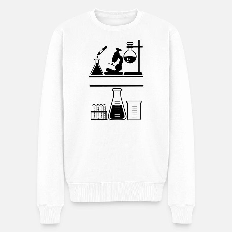 Labor - Männer Premium Bio Pullover - Weiß