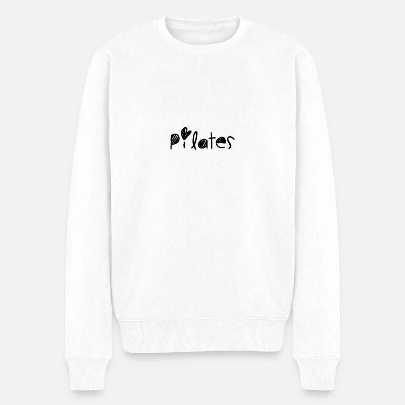 Pilates - Pull Premium bio Homme - blanc