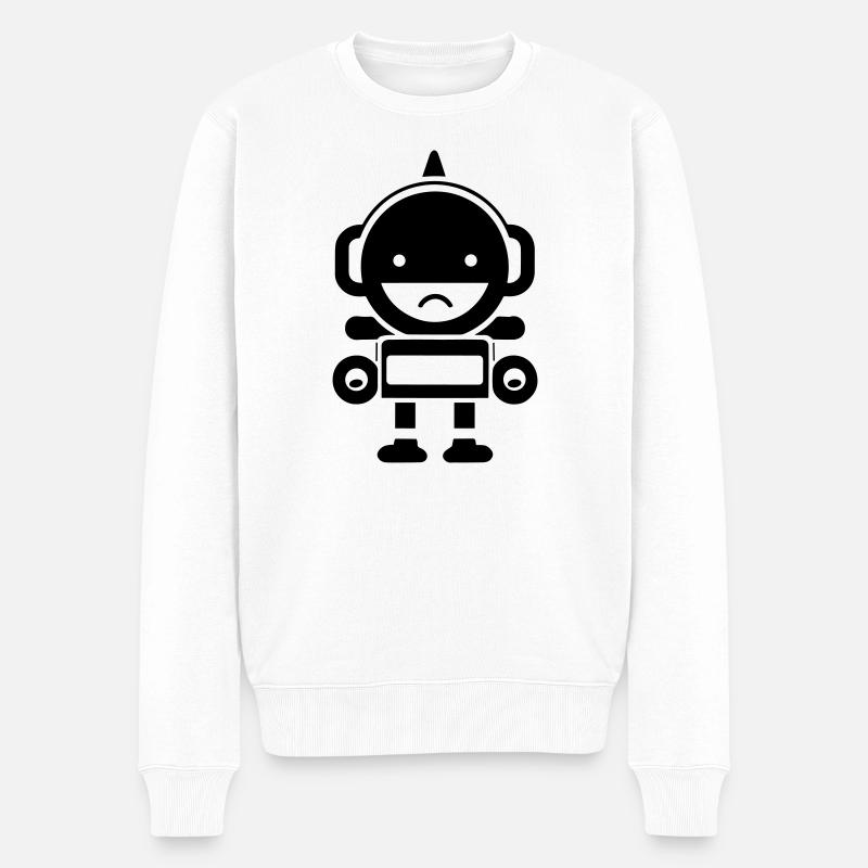 Petit robot - Pull Premium bio Homme - blanc