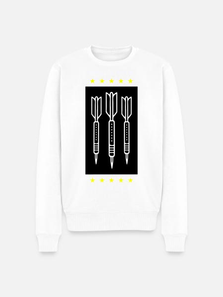 Darts Team Darts Icon - Men's Premium Organic Jumper - white