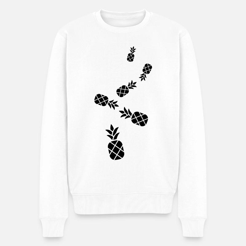 Ananas - Pull Premium bio Homme - blanc