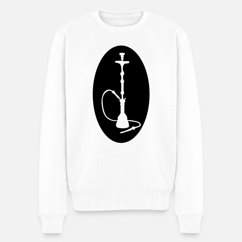 narguilé - Pull Premium bio Homme - blanc