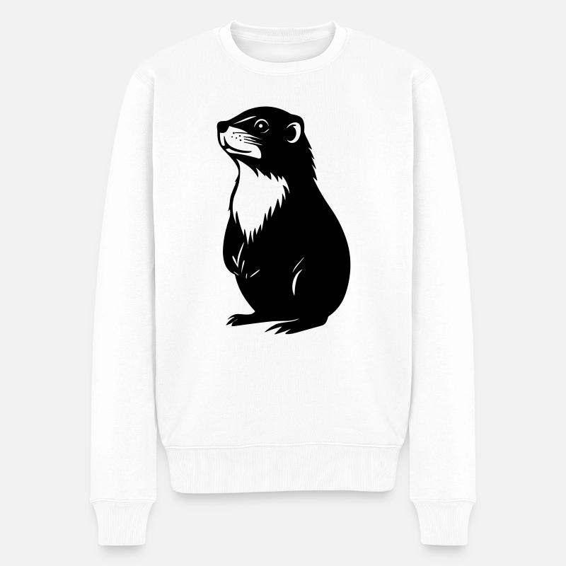 Marmotte - Pull Premium bio Homme - blanc