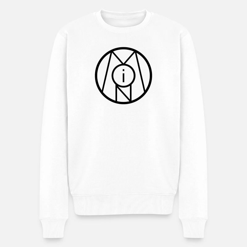 Lune - Pull Premium bio Homme - blanc