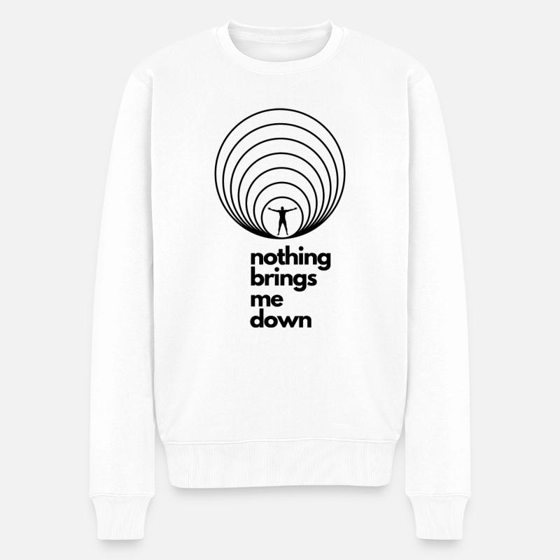 Rien ne me rabaisse - Pull Premium bio Homme - blanc