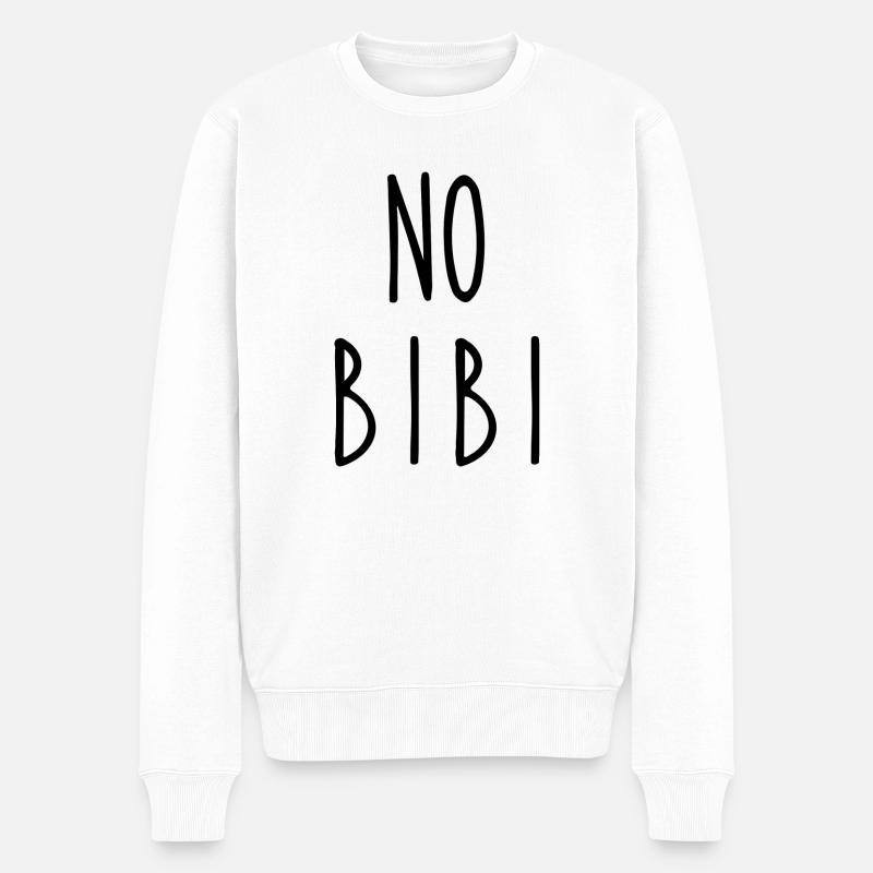 no bibi - Pull Premium bio Homme - blanc
