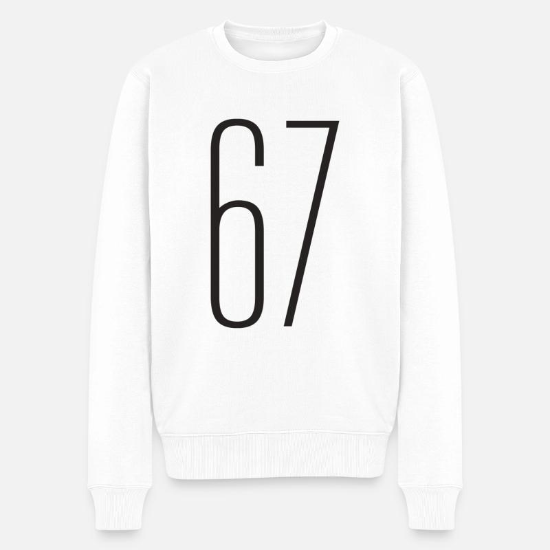 67 - Pull Premium bio Homme - blanc